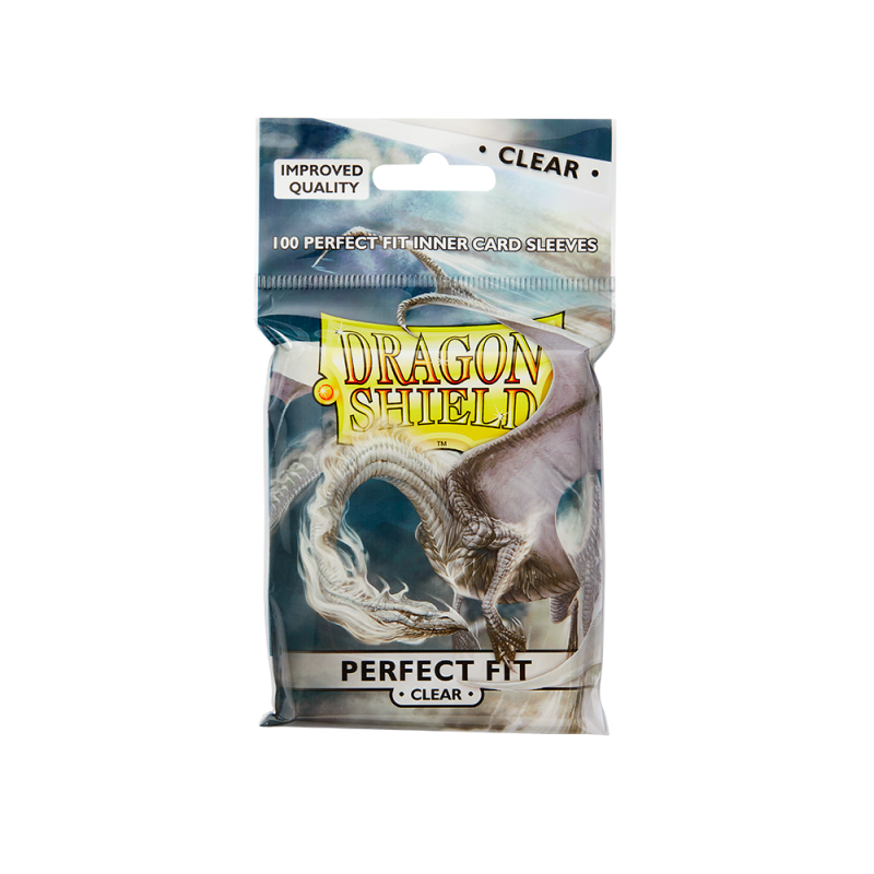 Dragon Shield - Standard Perfect Fit Sleeves - Clear (100 Sleeves)